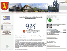 Tablet Screenshot of neckartailfingen.de